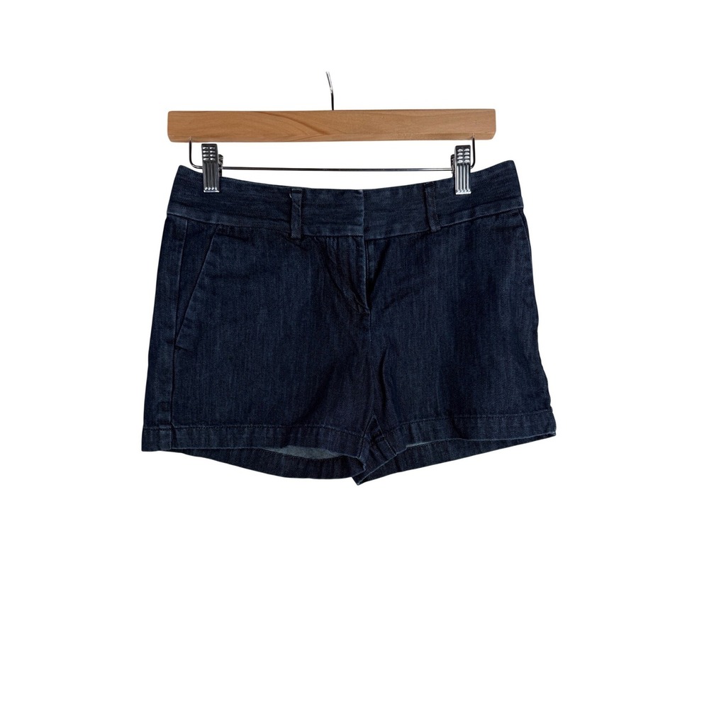 Ann Taylor Loft Chino Denim Shorts size 00 Blue